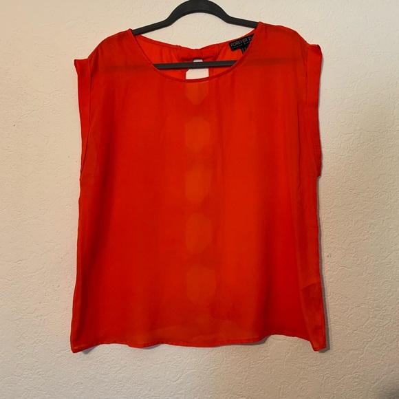 Forever 21 Plus top with back bows cut out szXL - Picture 4 of 7
